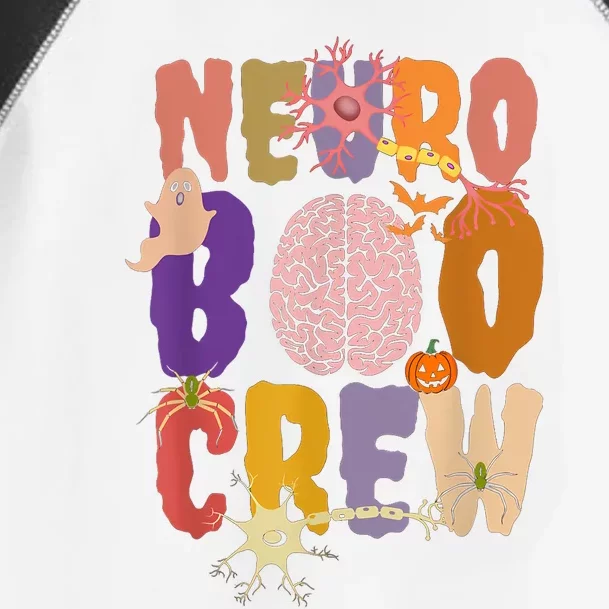 Neuro Boo Crew Halloween Anatomical Brain Anatomy Neurology Toddler Fine Jersey T-Shirt