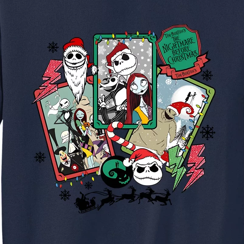 Nightmare Before Christamas Jack Christmas Tall Sweatshirt