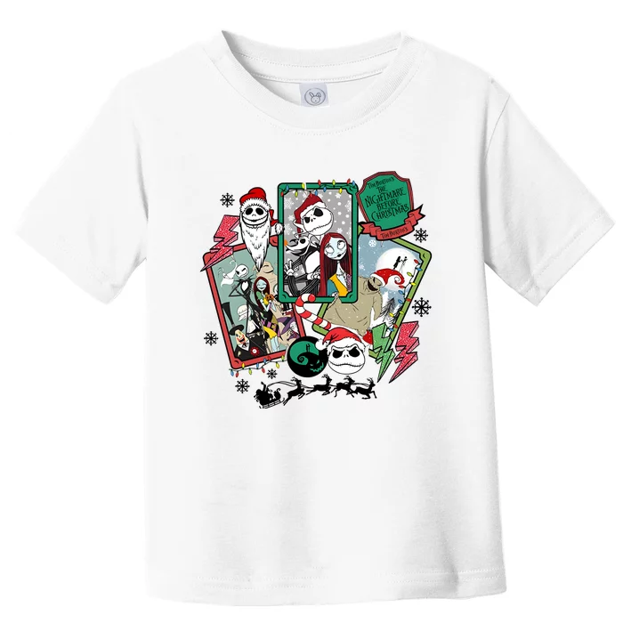 Nightmare Before Christamas Jack Christmas Toddler T-Shirt