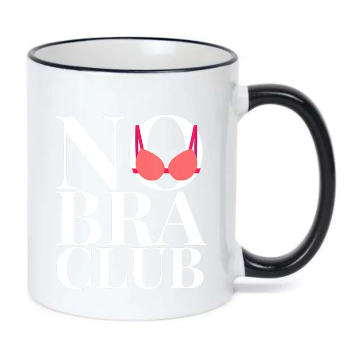 No Bra Club Black Color Changing Mug