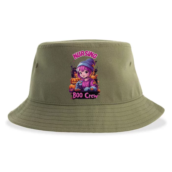 Nursing Boo Crew Sustainable Bucket Hat