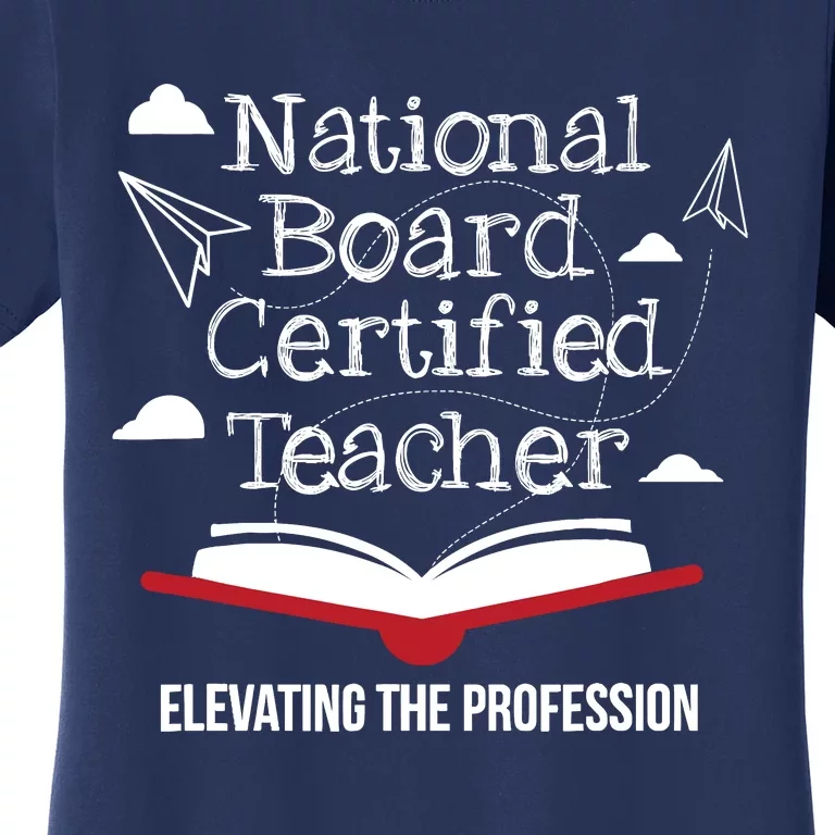 National Board Certified Teacher Open Book Airplane Women's T-Shirt