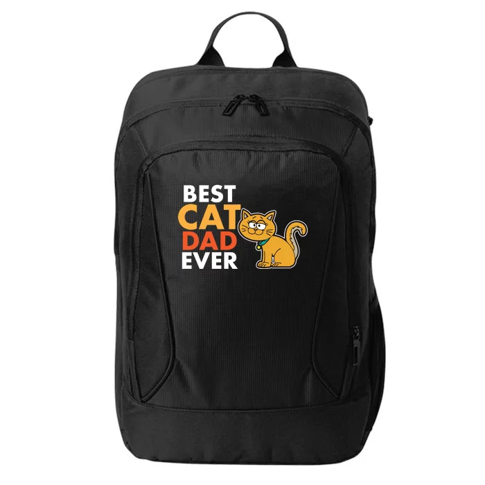 Novelty Best Cat Dad Ever Cat Lover Cute Gift City Backpack