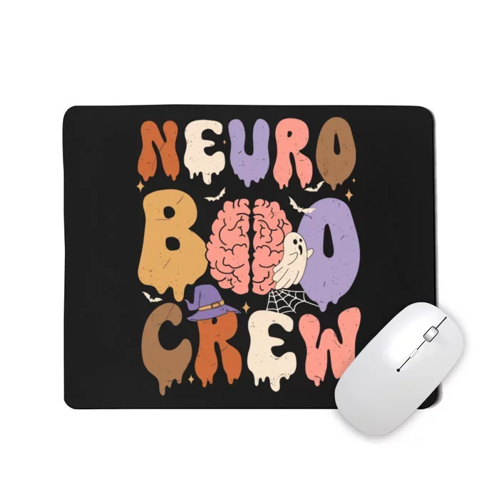 Neuro Boo Crew Halloween Neuro Nurse Neurology Nurse Ghost Mousepad