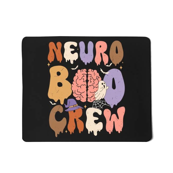 Neuro Boo Crew Halloween Neuro Nurse Neurology Nurse Ghost Mousepad