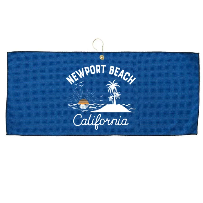 Newport Beach California Southern Souvenirs Gift Large Microfiber Waffle Golf Towel