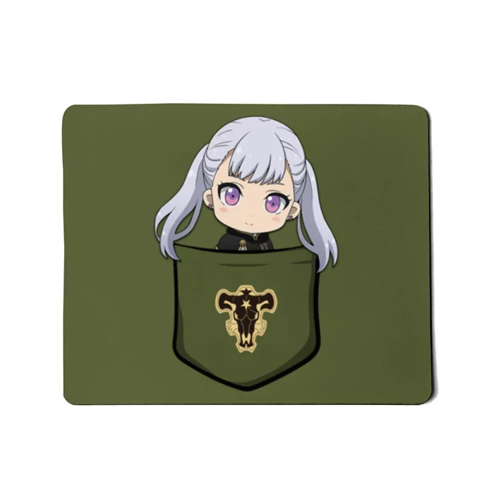 Noelle Black Clover Relaxed Fit Mousepad