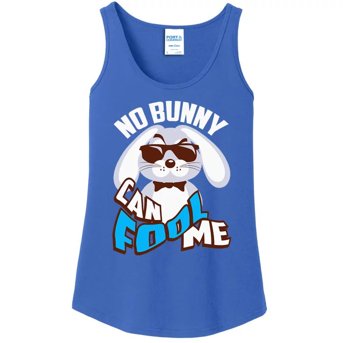 No Bunny Can Fool Me Happy Easter Cute Gift Ladies Essential Tank