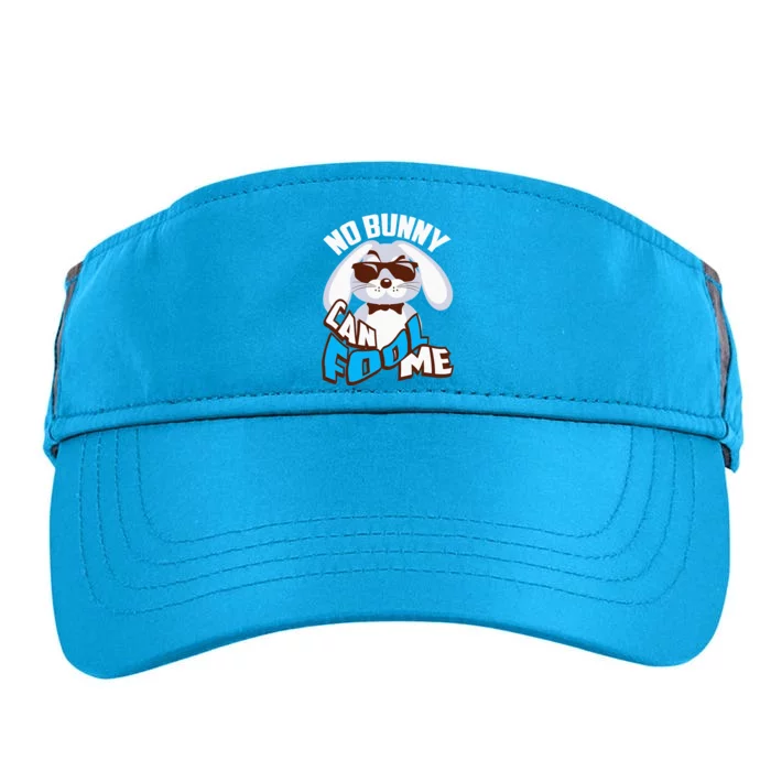 No Bunny Can Fool Me Happy Easter Cute Gift Adult Drive Performance Visor