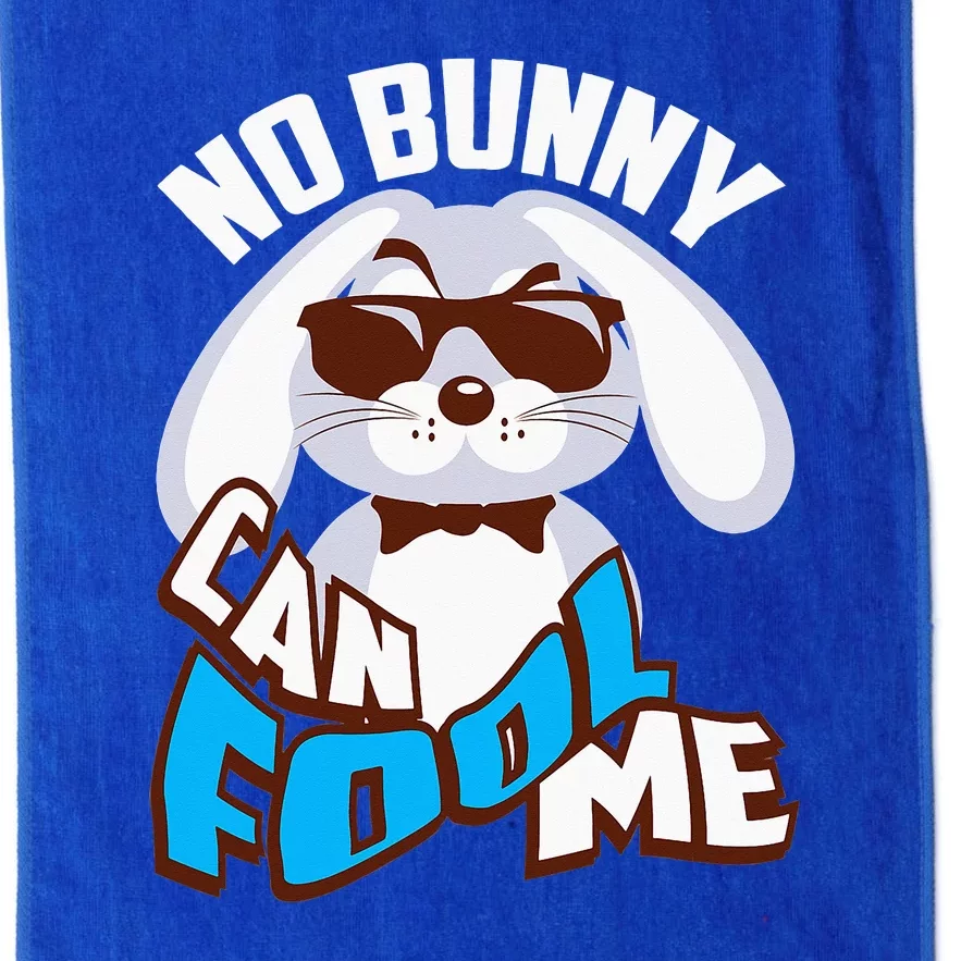 No Bunny Can Fool Me Happy Easter Cute Gift Platinum Collection Golf Towel