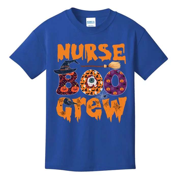 Nursing Boo Crew Halloween Nursing Funny Lover Gift Kids T-Shirt