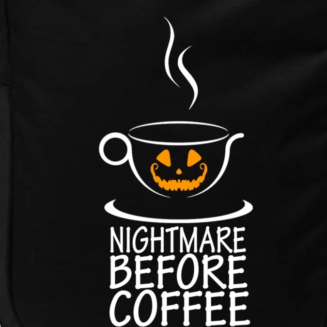 Nightmare Before Coffee Halloween Gift Impact Tech Backpack