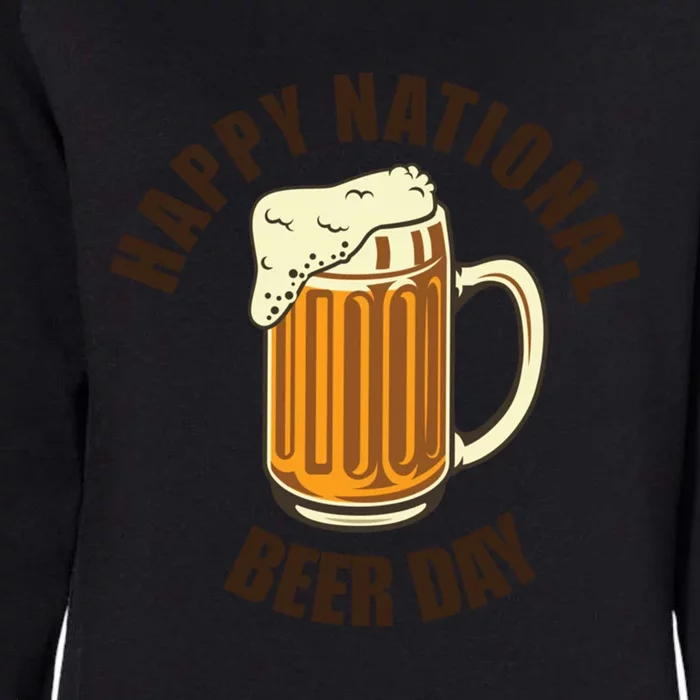 National Beer Day Gift Womens California Wash Sweatshirt