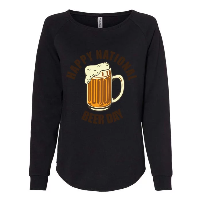 National Beer Day Gift Womens California Wash Sweatshirt