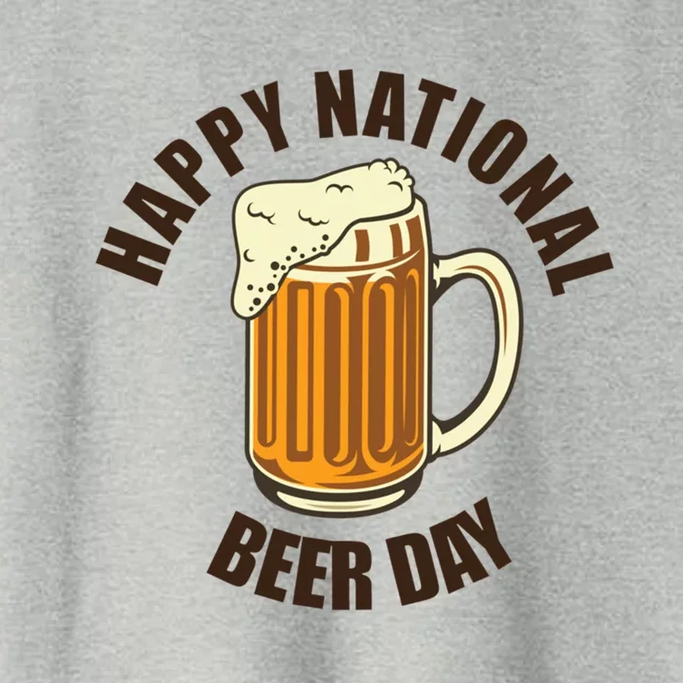 National Beer Day Gift Women's Crop Top Tee