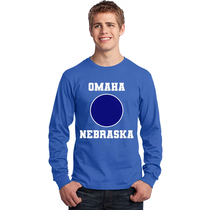 Nebraska Blue Dot Democratic 2nd District Omaha Meaningful Gift Long Sleeve Shirt