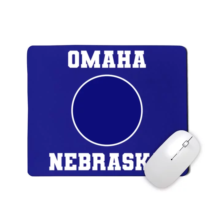 Nebraska Blue Dot Democratic 2nd District Omaha Meaningful Gift Mousepad