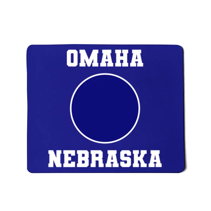 Nebraska Blue Dot Democratic 2nd District Omaha Meaningful Gift Mousepad