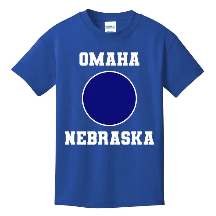 Nebraska Blue Dot Democratic 2nd District Omaha Meaningful Gift Kids T-Shirt