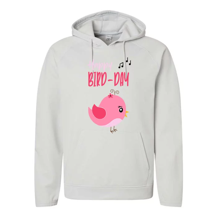 National Bird Day Happy Birdday Gift Performance Fleece Hoodie