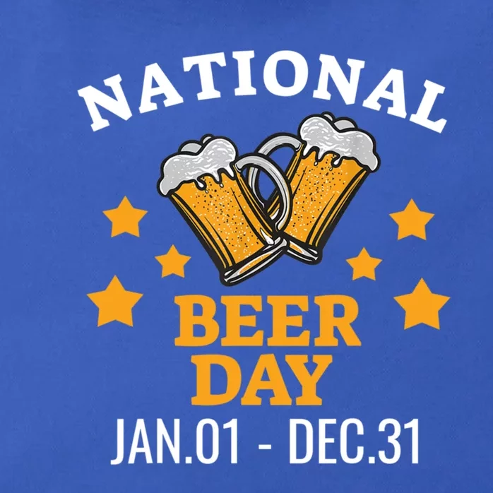 National Beer Day January 1st To December 31st Ing Gift Zip Tote Bag