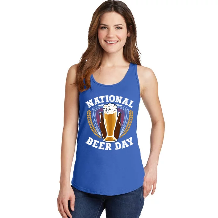 National Beer Day Great Gift Ladies Essential Tank