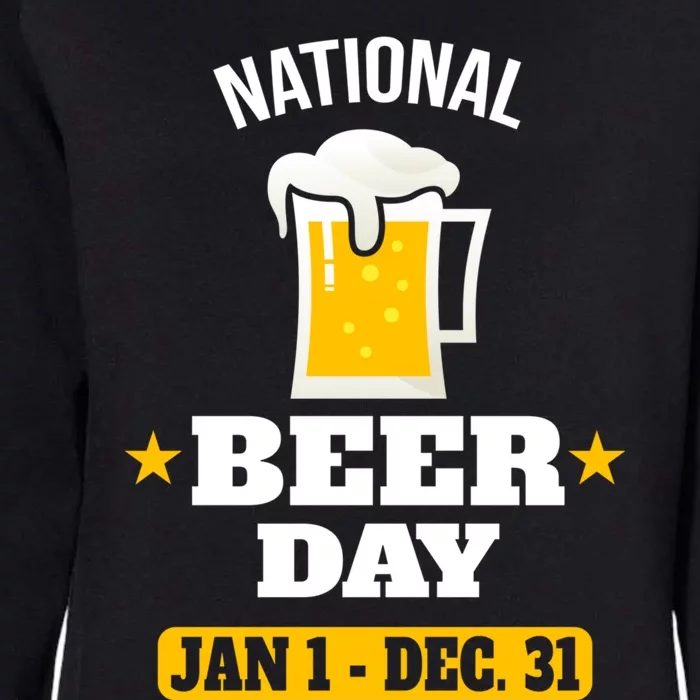 National Beer Day Gift Cool Gift Womens California Wash Sweatshirt