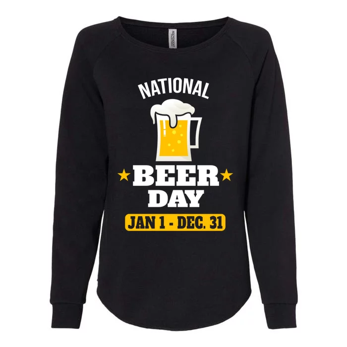 National Beer Day Gift Cool Gift Womens California Wash Sweatshirt