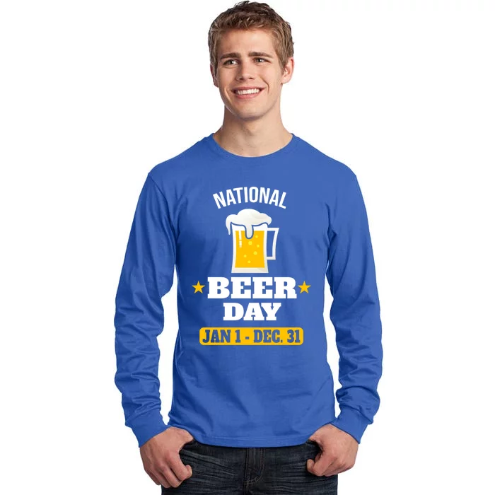 National Beer Day Gift Cool Gift Tall Long Sleeve T-Shirt