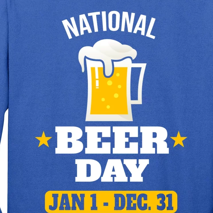 National Beer Day Gift Cool Gift Tall Long Sleeve T-Shirt