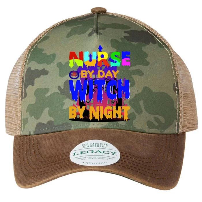 Nurse By Day Witch By Night Legacy Tie Dye Trucker Hat