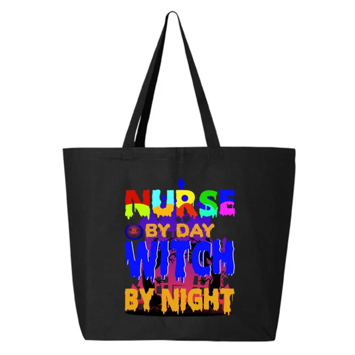 Nurse By Day Witch By Night 25L Jumbo Tote