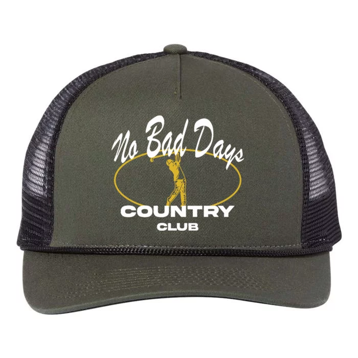 No Bad Day Country Club Retro Rope Trucker Hat Cap