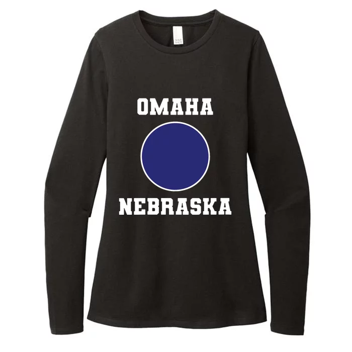 Nebraska Blue Dot Democratic 2nd District Omaha Womens CVC Long Sleeve Shirt