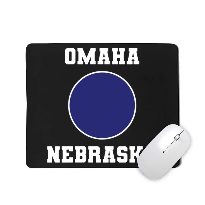 Nebraska Blue Dot Democratic 2nd District Omaha Mousepad