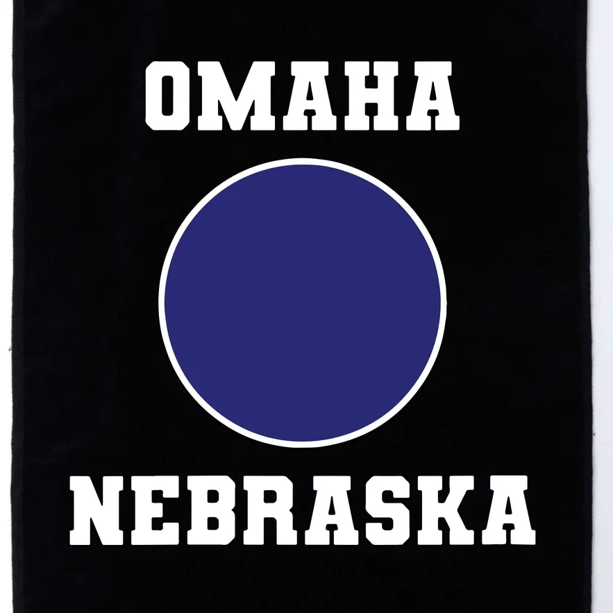 Nebraska Blue Dot Democratic 2nd District Omaha Platinum Collection Golf Towel