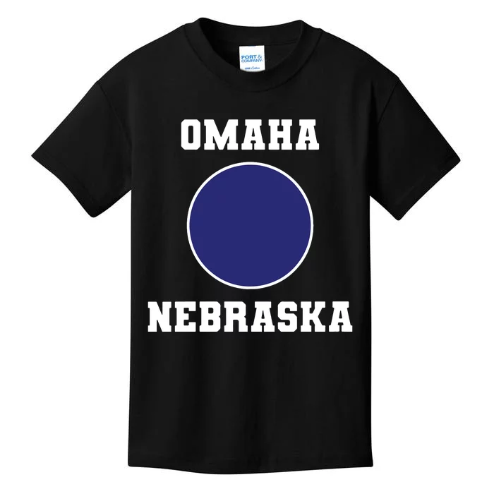 Nebraska Blue Dot Democratic 2nd District Omaha Kids T-Shirt