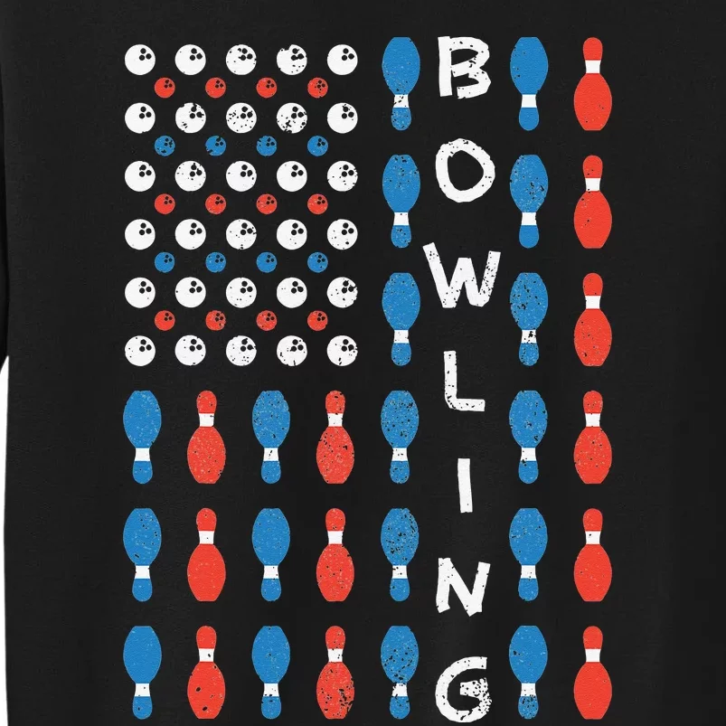 National Bowling Day American Flag Bowling Bowler Team Sweatshirt