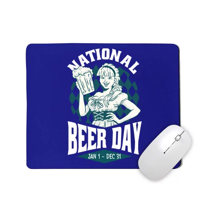 National Beer Day Funny Craft Beer Cute Gift Mousepad