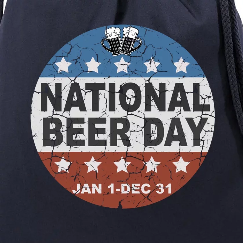 National Beer Day Jan 1 Dec 31 Beer Liquor Alcohol Ing Cute Gift Drawstring Bag