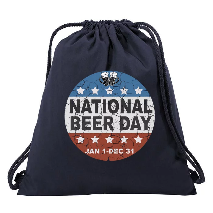 National Beer Day Jan 1 Dec 31 Beer Liquor Alcohol Ing Cute Gift Drawstring Bag