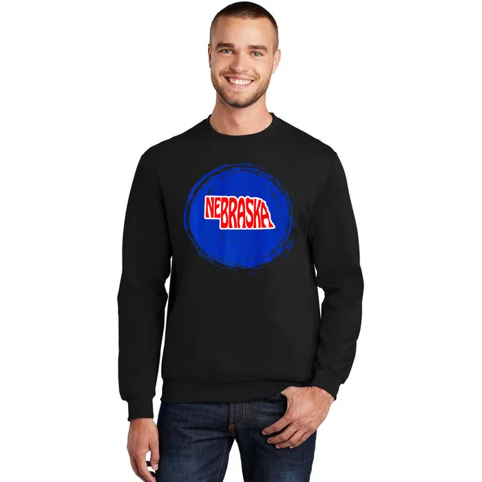 Nebraska Blue Dot 2nd District Represent Premium Sweatshirt