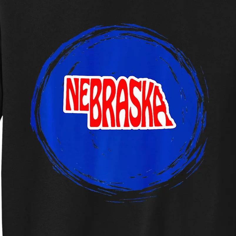 Nebraska Blue Dot 2nd District Represent Premium Tall Sweatshirt