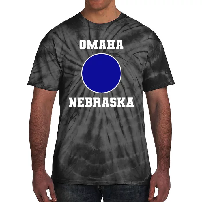 Nebraska Blue Dot Democratic 2nd District Omaha Tie-Dye T-Shirt