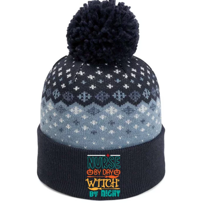 Nurse By Day Witch By Night The Baniff Cuffed Pom Beanie