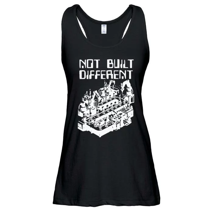 Not Built Different Ladies Essential Flowy Tank