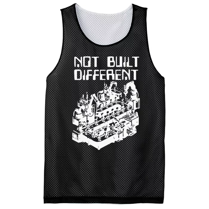 Not Built Different Mesh Reversible Basketball Jersey Tank