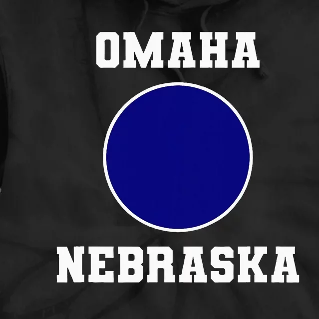 Nebraska Blue Dot Democratic 2nd District Omaha Tie Dye Hoodie