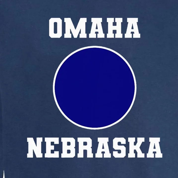 Nebraska Blue Dot Democratic 2nd District Omaha Garment-Dyed Sweatshirt