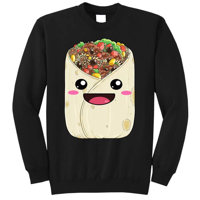 National Burrito Day Mexican Tortilla Guacamole Taco Tall Sweatshirt